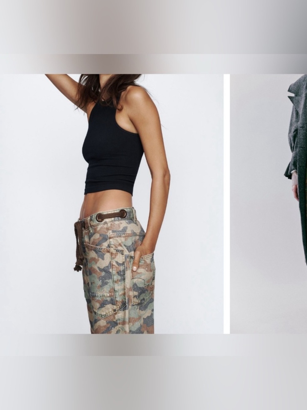 NWOT Free People We The Free Moxie Printed Low-Slung Barrel Jeans Green - 27, 30 - Picture 4 of 14